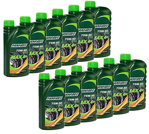 Getriebeöl Getriebe Öl FANFARO MAX 4+ 75W-90 GL-4+ Schaltung 12 X 1 Liter
