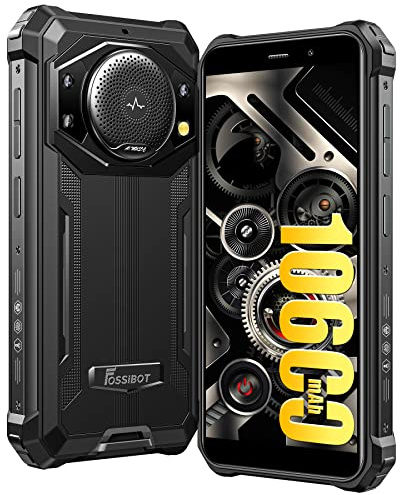 FOSSiBOT F101P Smartphone outdoor 10600 mAh 5,45 schermo HD Cellulare resistente senza contratto Android 13 7 GB RAM + 64 GB ROM Fotocamera 24 MP Impermeabile Antipolvere 4G Dual Sim IP68/IP69K/OTG