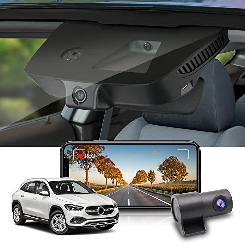 Fitcamx Dashcam Auto Vorne Hinten Kompatibel mit Mercedes-Benz GLA 250 2015-2023 (HD2-5828) H247 X156, OEM Dashcam 4K 2160P+1080P UHD Video WiFi, Loop-Aufnahme, G-Sensor, Plug&Play, WDR, 128-GB-Karte