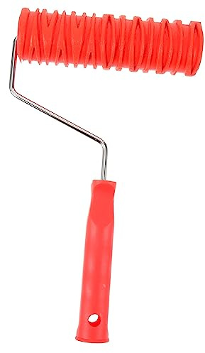 ORFOFE rodillo de pintura texturizado pequeño rodillo de pintura pintar rodillos rodillo de pintura con textura estampada rodillo de textura decorativa familiar Decorar pintura de cemento