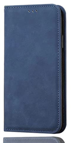 SEAHAI Cuero Funda para Motorola Moto G54 5G Billetera Carcasa, Estuche con Tarjetero/Cierre Magnético/Suporte/Bloqueo RFID, Ultradelgado Cartera Flip Cover Case - Azul