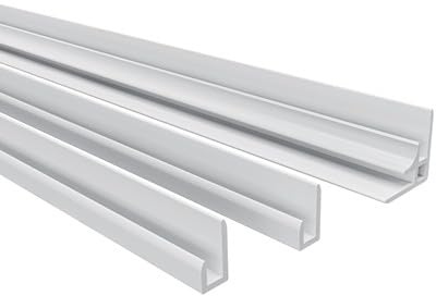 Aica Sanitär Dekowand Duschrückwand Zubehör Montage Aluminium Profile Montagezubehör