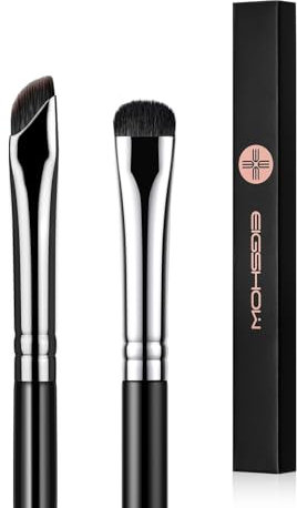 EIGSHOW Pinceau pour ombres à paupières et eye-liner, petit pinceau pour ombres à paupières et eye-liner gel de précision à angle fin