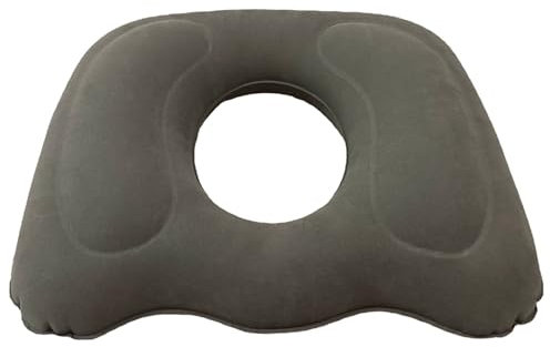 Cojín inflable de donut ortopédico, cojín de asiento con anillo de asiento para alivio del coxis, ideal para coxis, próstata, ciática, heridas de cama, hemorroides, cojín para el hogar, oficina, coche
