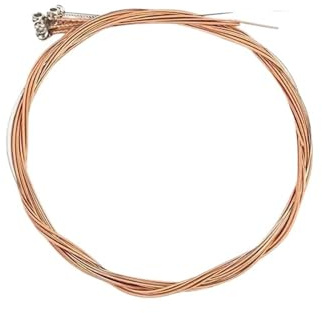 GIJMZY Corde per Chitarra da Concerto 6 Pezzi Corde for Chitarra in Rame 1-6 for Accessori for Parti di Chitarra Folk Acustica Classica in Filo di Acciaio Classico