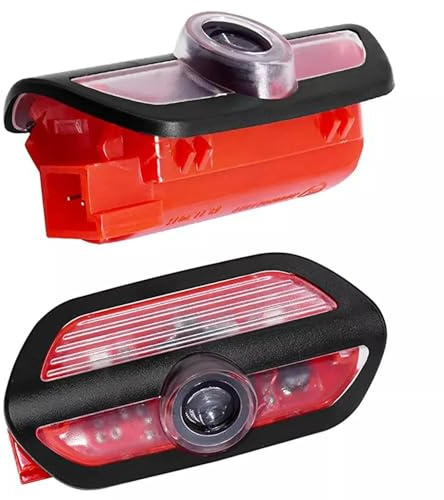 Car Door LED Light Logo Projector Door Projectors for Mercedes S-Class W222, Door Lighting Entry Lighting Accessories, Pack of 2 (MB Star + Lettering)