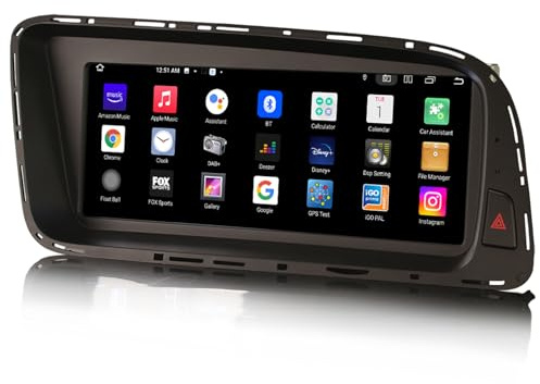 Wireless Carplay Autoradio Android 16 GPS Navigatore per Audi Q5 2009-2016 | 8-Core SWC WiFi DSP DAB+ Bluetooth 5.1 OEM Radio 8,8 pollici IPS Schermo tattile