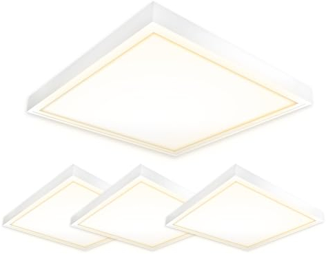 Xtend EcoLight 4x LED Panel 62x62 Warmweiß 3000K 40W mit Steck-Aufbaurahmen PLe2.2