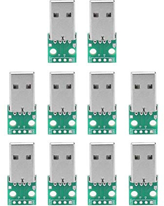 Modulo convertitore PCB maschio a connettore maschio tipo A a 4 pin 2.54mm Scheda adattatore USB a DIP