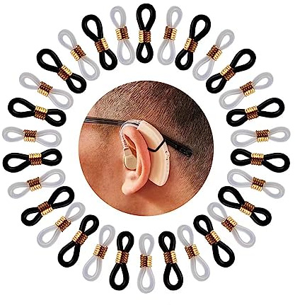 Lot de 30 connecteurs pour appareils auditifs - Accessoire anti-perte - Pour appareils auditifs