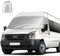 Opaltool External Thermal Windscreen Cover for Ford Transit Van MK7 2006-2013, Luxury Front Windscreen Wrap Cover, Foldable Thermal Windscreen Cover Silver Wrap Black Out Screen Campervan