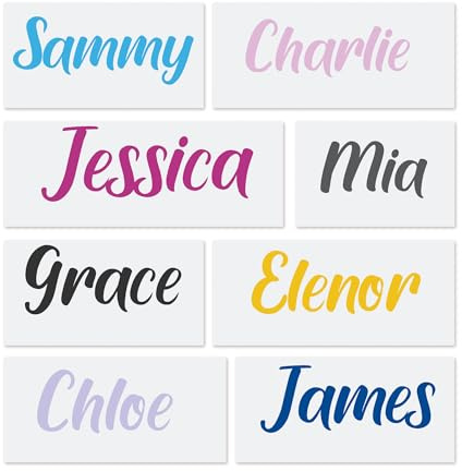 Personalised Name Sticker Label – Custom Vinyl Decal for Bottles, Lunch Boxes and Personal Items