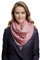 LA FERANI Damen Kaschmir Schal dünn Frünling Winter 185x65 rosa Kaschmirschal Pashmina Tuch Wollschal Wolle Uni Farbe Damenschal Geschenk für Sie (Rosa)