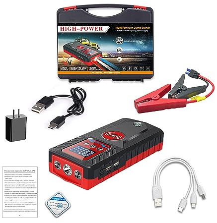 GZHMMAN Booster Batterie Jump Starter Power Pack Démarreur Saut Batterie Voiture 12V 229800mAh Grande Capacité Multifonction Portable,B