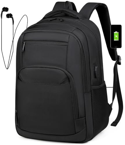 ALTOS OFFICE AND HOME Mochila para portátil hasta 15.6 pulgadas, Tela 1680D Grado Militar, Gran Capacidad, Uso Rudo, múltiples compartimentos, USB, bolso antirrobo, resistente, reforzada, impermeable.