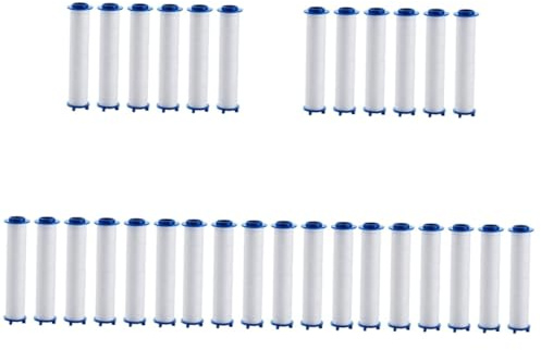 PRETYZOOM 30 STK Duschkopf Filter Ersatzfilter Für Die Dusche Aufgeladener Duschkopf Duschfilter Hartes Wasser Austausch des Duschfilters Pp Baumwoll-ersatzduschfilter Wasserfilter Baumwolle