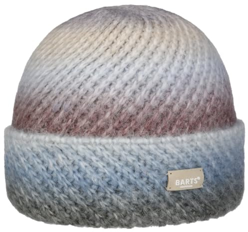 Barts Fanatail Turnup Beanie Strickmütze Umschlagmütze Wintermütze Damen/Kinder - mit Umschlag, Futter Winter Herbst-Winter - One Size blau