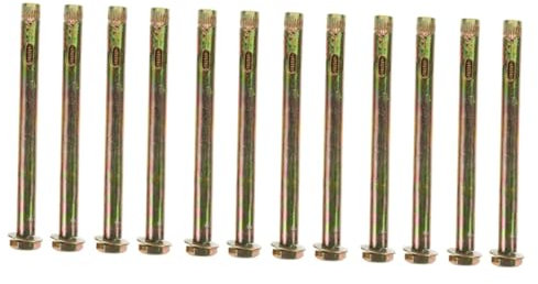 HOMSFOU 3 Sätze M10 Dehnschraube Rändelanker Für Beton Bausatz Für Betonanker M10 Ankerbolzen Schnuranker Schnellbauschrauben Binden Stecker Hohles Rohr Punkt Kohlenstoffstahl 4 Stück * 3