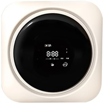 2 in 1 Mini Portable Washer and Dryer Combo, Mini Washing Machine with LCD Control Panel, Compact Dryer Stainless Steel Drum for Apartments, Camping, Travel,suspension(Desktop)