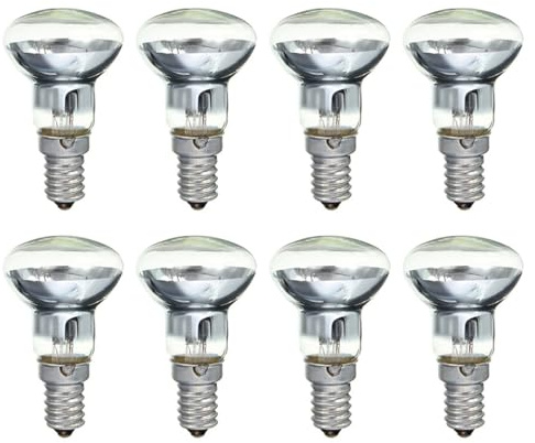 Remingtape Lava Lampe E14 R39 30W Strahler Schraube in GlüHbirne Klarer Spot GlüHbirnen Lava GlüHlampe 8 StüCk