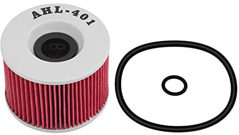AHL 1 Stück Motorrad-Ölfilter Kompatibel mit Honda CB750 K1-K8 CB750 A 750 Hondamatic CB750 F,F1,F2 CB750 KZ,KA,KB,FZ CB750 F-A,B,C,D,2C,2D CB750 F Bol d'Or CB750 C Custom CB750 CA,CB,CDB Custom