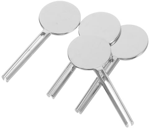 HEALLILY Lot de 4 presse-tubes de dentifrice en acier inoxydable pour la maison et l'hôtel - Rouleau manuel pour une distribution efficace