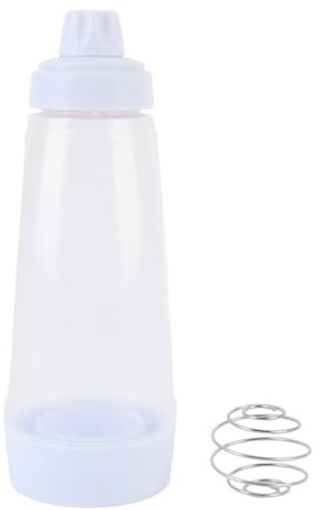 Bewinner Bouxeur de Pâte à Crêpes, Distributeur de Pâte et Mélangeur, 1000 ML D'Outil de Cuisson de Kitchen compressé avec Fouet pour Crêpes, Gaufres, Outil de Cuisson de Cuisine
