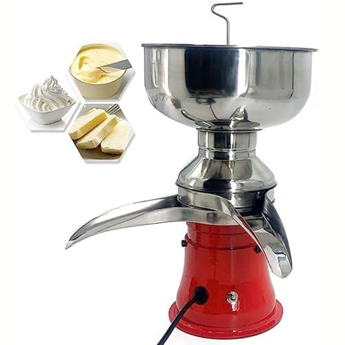 Separatore elettrico per crema di latte, centrifuga da cucina per burro e frappè, trasforma il latte intero crudo in crema e latte scremato, efficiente macchina separatore crema