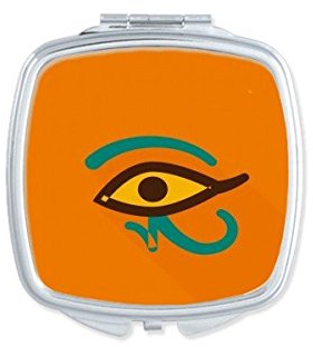 DIYthinker Das alte Ägypten Abstrakte dekorative Muster-Opfer-Augen-Schlange Dekoration Kunst-Muster-Quadrat Compact Make-up Taschenspiegel Tragbare Nette kleine Handspiegel
