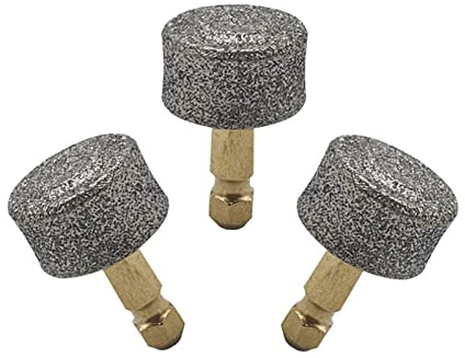 Supkeyer 3Pcs Dog Nail Grinder Replacement Pet Nail Grider Polisher Wheel Head Professional Spare Grinding Head for Dog Cat Pet Toenail Paws Electric Claw Trimmer Nail Smoothing Grooming Tool