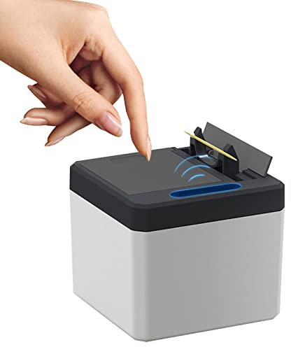 TIANTIAN Intelligenter Sensor Zahnstocherspender Infrarotsensor Zahnstocherbox Automatischer Auto-Zahnstocherspender Automatischer Pop-Up Elektrischer Zahnstocherhalter für Zuhause Restaurant Büro