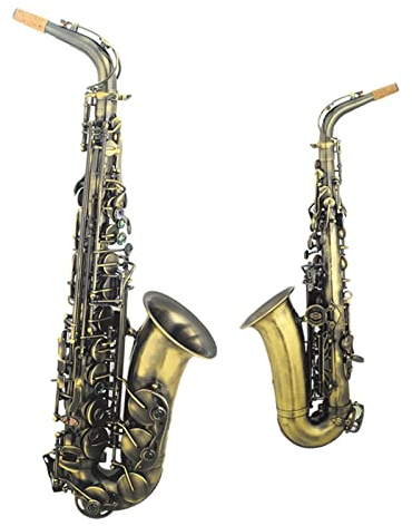 TSTS Bronze Antikes Es-Alt-Saxophon Für Anfänger Und Erwachsene Saxophon Kit