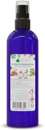 VOSHUILES - Désodorisant d'Intérieur Odeur de Propre 100ml - Parfum d'Ambiance Purifiant & Assainissant - Huiles Essentielles BIO - Flacon Pulvérisateur