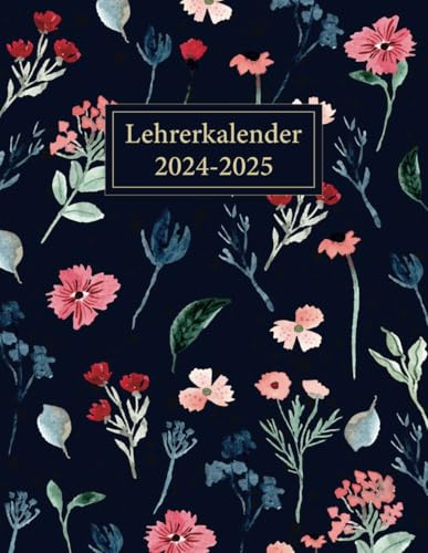 Lehrerkalender 2024 2025: Schulplaner für Lehrer & Lehrerinnen für die Unterrichtsvorbereitung | August 2024 bis Juli 2025