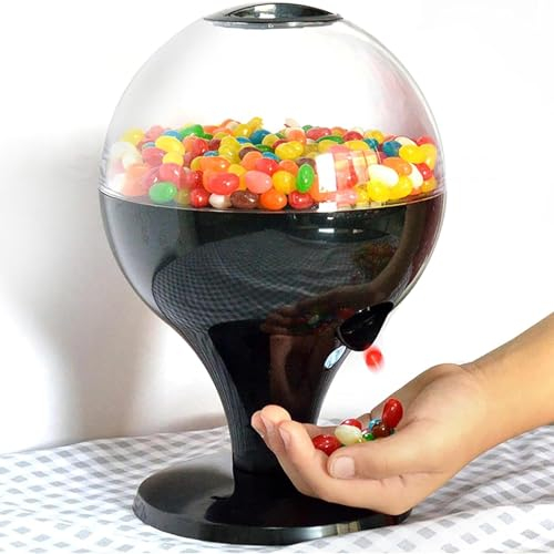 YZHYYDS Automatic Candy Dispenser, Fun Candy & Nut Dispenser with 4 gears adjustment and 1L Capacity, Moisture Resistant, Removable and Easy to Clean, for Nuts, Coffee Beans