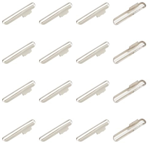 GORGECRAFT 350 Stück Elastische Kordelenden Silberfarbenes Metall Eisen Umklappbare Terminatoren Halbe Abdeckung Widerhaken Kordel Crimp Endverschluss Stopper Klemmverschluss Zum Binden Gurtbändern