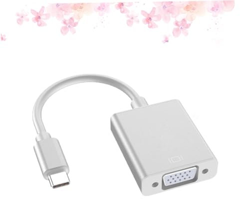 KONTONTY Adattatore Usb-c Vga Connettore Usb Type-c Vga Femmina Compatibile Laptop e Tablet