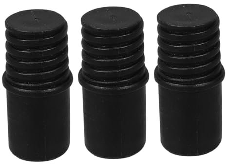 TOKIDNY 3pcs Threaded Connections for Broom Handle Mop Pole Adapter Paint Pole Adapter Replacement Tips for Cleaning and Painting Tasks