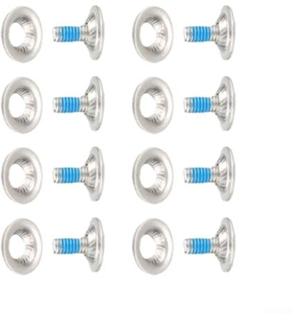 Juego de tornillos y arandelas para placa de fijación de snowboard, compatible con la mayoría de fijaciones de esquí, acero inoxidable 304