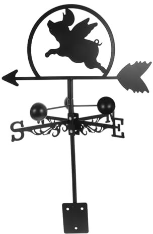 Girouette en fer forgé pour décoration de jardin ou patio