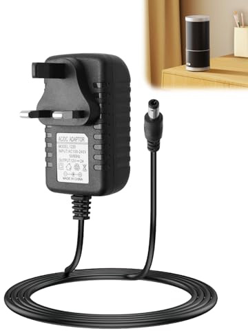 12V 2A Power Supply Adapter, 12 V Battery Charger, AC-DC Adaptor for Ride-Ons Accessories, WiFi Routers, CCTV Cameras, Audio Video Equipment and More