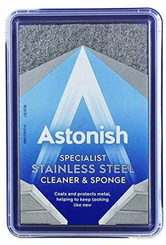 Astonish Nettoyant et éponge en acier inoxydable 250 g
