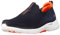 Skechers Go Walk 6, Zapatillas Hombre, Navy And Orange Textile, 44 EU