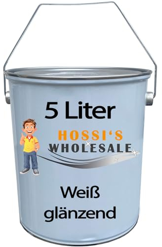 5 Liter Premium Bootslack | Yachtlack | Schiffslack | Bootsweiß Weiß | made in Germany