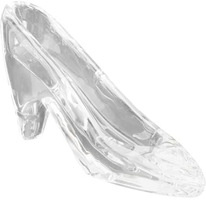 Yardenfun Mini Kristallschuh Deko Schuhkristall Hochzeit Requisiten Kristallschuhmodell Schmuck Für Zuhause Schlafzimmer Büro