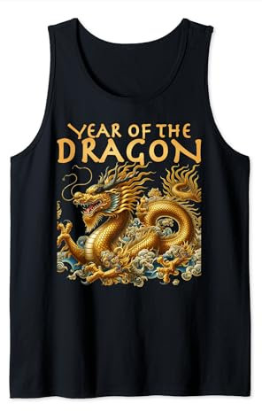 Nouvel An Lunaire Nouvel An Chinois 2024 Année Du Dragon Débardeur