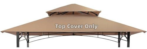 Ersatz-Überdachung für Grillpavillon, wasserdicht, doppelstöckig, für Modell L-GG001PST-F
