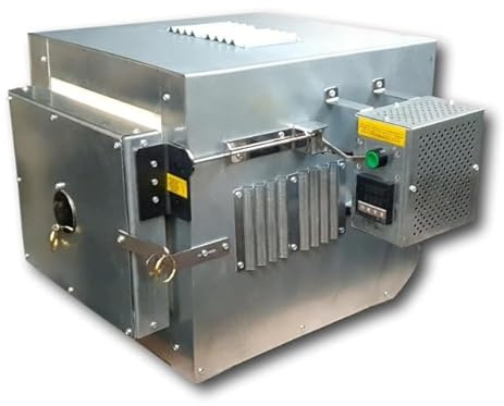 Horno de mufla eléctrico de 1100°C con cámara de 11,5 litros cúbicos y controlador P.I.D (sin tiempo) estándar fácil de usar