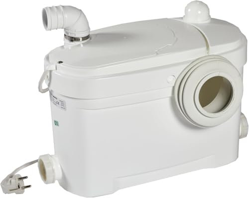 Sanibo 2 | | Schmutzwasserpumpe | Fäkalienpumpe | - Hebeanlage für WC | Abwasser | 470 W | für WC, Dusche, Waschbecken | CE-Zertifizierung | fäkalienhebeanlage