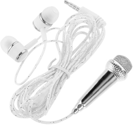 Warmhm Kompaktes Mini Mikrofon Mit Klarer Rundum-klangaufnahme Kompatibel Mit Smartphones Und Tablets Tragbar Und Einfach Anzuschließen Für Stimmeaufnahme Geeignet Für Vlogging Und Gesang